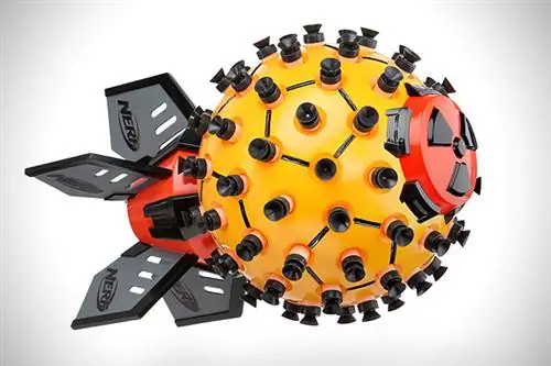 NERF Nuke стреляет 80 дротиками во всех направлениях