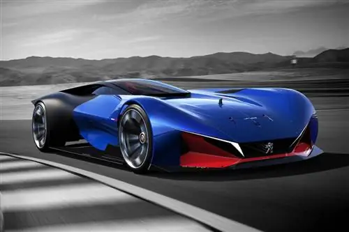 Концепт гоночного гибрида Peugeot L500 R