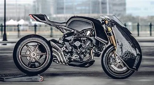 MV Agusta ‘ баллистический трезубец’ от грубых ремесел