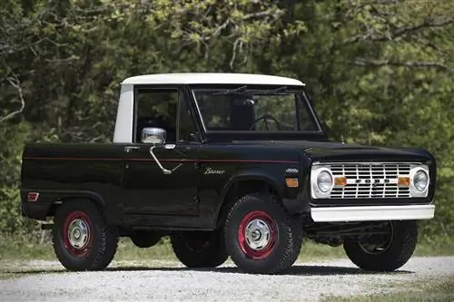 Аукционный блок: Ford Bronco Half Cab 1969 года выпуска