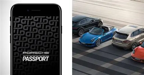 Приложение для аренды автомобиля Porsche Passport
