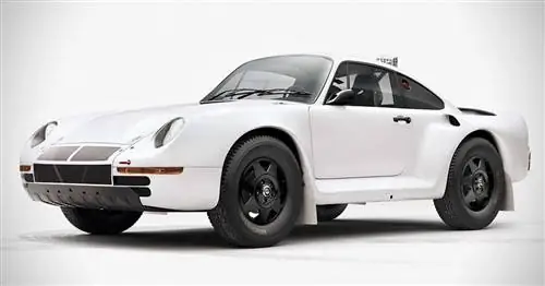 Дакар Ралли Porsche 959 Отпечатки Чернилами