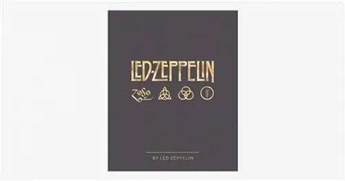 Led Zeppelin Журнальный столик Книга