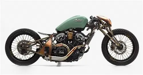 Indian Scout Bobber ‘Chopper’ Альфредо Хуарес