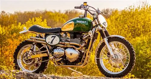 Triumph Bonneville ‘Green Legend’ Трибьют Стива МакКуина