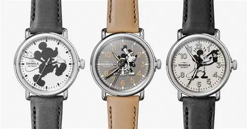 Коллекция классики Shinola X Disney Mickey