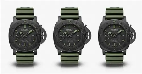 Часы Panerai Submersible Marina Militare Carbotech