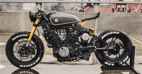 Yamaha Virago XV920 ‘Cafe Fighters’ Автор: Moose Motodesign