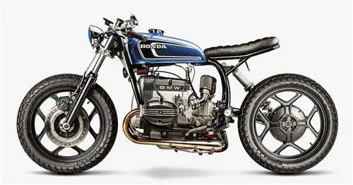 BMW R80RT Cafe ‘Blue Velvet’ Тату Мото