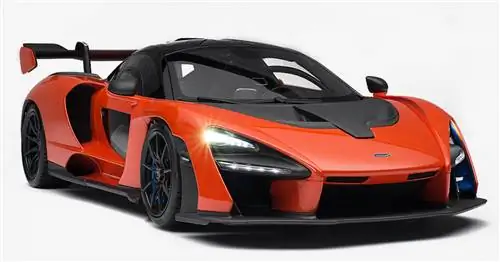 Модель Amalgam McLaren Senna в масштабе 1:8