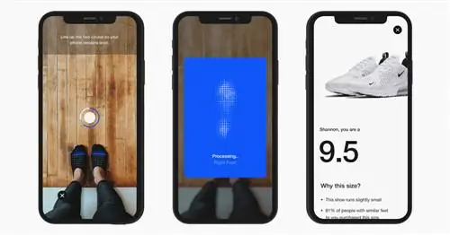 Nike Fit точно измеряет вашу ногу