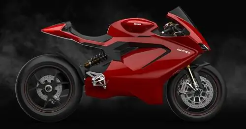 Использование известной терминологии Ducati’s в области дизайна на полностью электрической платформе