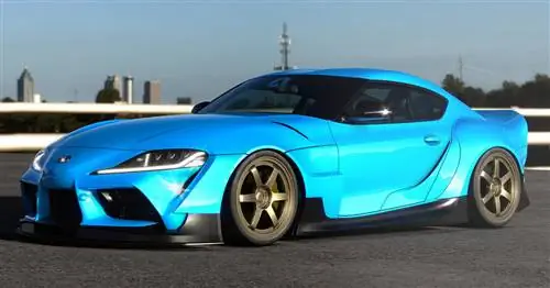 Этот Wicked Widebody Kit придает Toyota Supra угрожающий вид