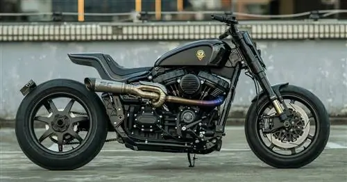 Остерегайтесь Rough Crafts’ Вероломный ‘Гудронированное шоссе Raven’ Харли Стрит Боб