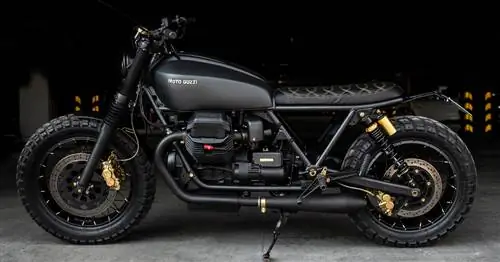 Recast’s Blacked-Out Moto Guzzi California 1100 - одна из подлых машин