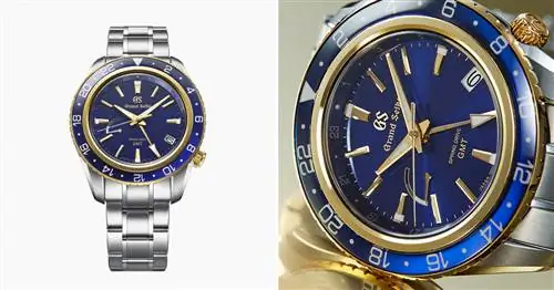 Часы Grand Seiko’s SBGE248 Spring Drive GMT стали золотыми