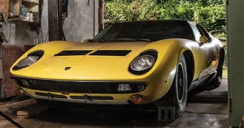 Находка в сарае: Lamborghini Miura P400 S 1969 года от Bertone