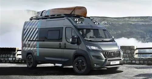 Peugeot’s Off-Road Boxer 4&215;4 Concept - полностью загруженный фургон для приключений