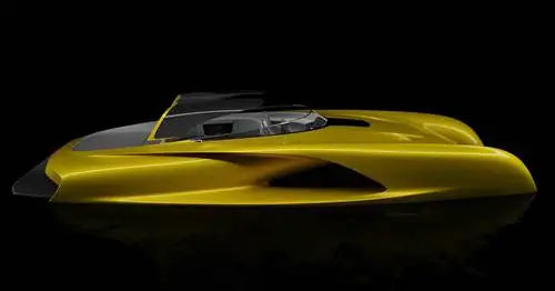 Salome’s Высокопроизводительная яхта, вдохновленная Bugatti, оснащена двумя двигателями по 440 л.с