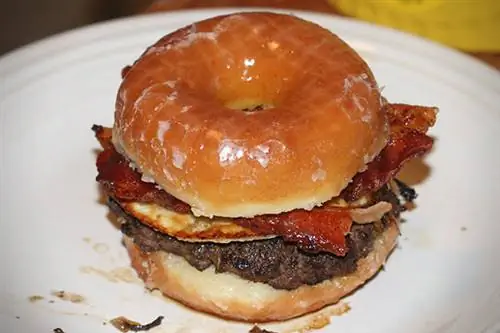 Krispy Kreme Donut Burger Krispy Kreme Donut Burger