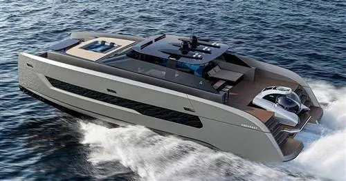 1600HP ‘Aquanaut’ У яхты есть собственная развертываемая личная подводная лодка