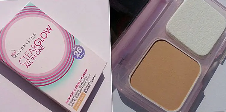 Maybelline Clear Glow Все в одном Fairity Compact Powder Review