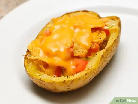 Приготовьте запеченный картофель в галогенной печи Шаг 10