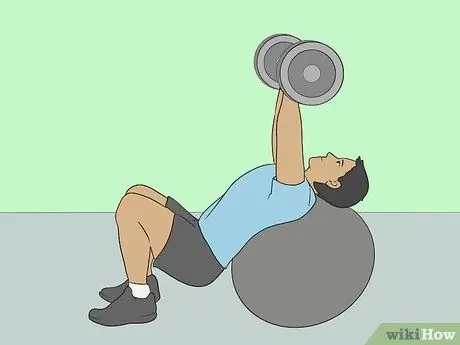 Do Balance Ball Dumbell Chest Press Step 10 Do Balance Ball Dumbell Chest Press Step 10