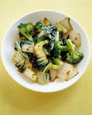 Соте Бок Чой и Брокколи