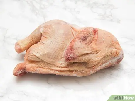 Безопасное приготовление курицы из замороженных продуктов, шаг 1