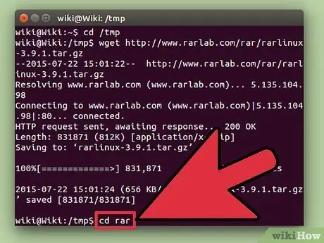 Разархивируйте файлы в Linux, шаг 5 Разархивируйте файлы в Linux, шаг 5