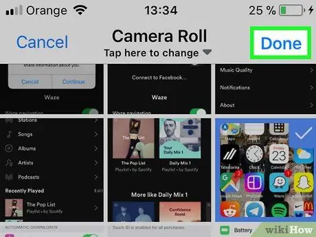 Измените изображение Spotify на iPhone или iPad Шаг 15 Измените изображение Spotify на iPhone или iPad Шаг 15