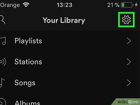 Измените изображение Spotify на iPhone или iPad Шаг 3 Измените изображение Spotify на iPhone или iPad Шаг 3