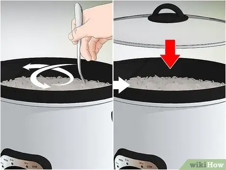 Сохраняйте рис теплым Шаг 8