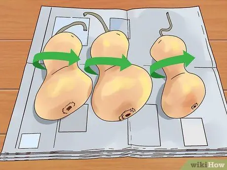 Сухие тыквы для украшения Шаг 4 Сухие тыквы для украшения Шаг 4