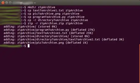 Linux zip directory Linux zip directory