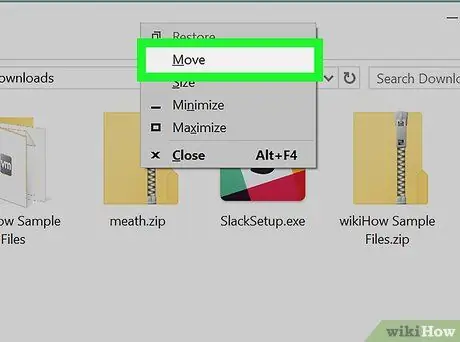 Вернуть окно вне экрана в Windows Шаг 11