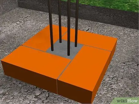 Постройте кирпичные колонны Шаг 3