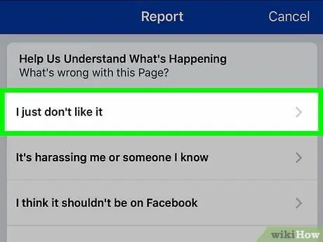 Заблокировать страницу в Facebook Шаг 5 Заблокировать страницу в Facebook Шаг 5