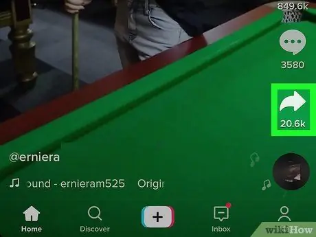 Делитесь видео TikTok на Facebook на iPhone или iPad Шаг 3 Делитесь видео TikTok на Facebook на iPhone или iPad Шаг 3