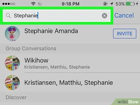 Узнайте, заблокировал ли вас кто-то в Facebook Messenger Шаг 2 Узнайте, заблокировал ли вас кто-то в Facebook Messenger Шаг 2
