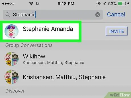 Узнайте, заблокировал ли вас кто-то в Facebook Messenger Шаг 3 Узнайте, заблокировал ли вас кто-то в Facebook Messenger Шаг 3