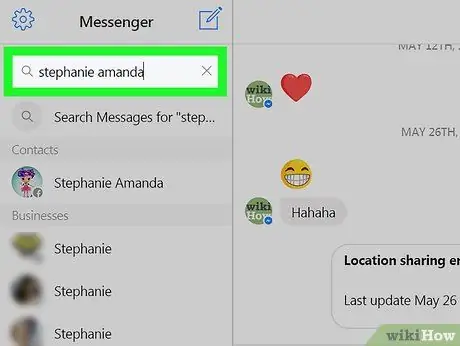 Узнайте, заблокировал ли кто-то вас в Facebook Messenger Шаг 9 Узнайте, заблокировал ли кто-то вас в Facebook Messenger Шаг 9