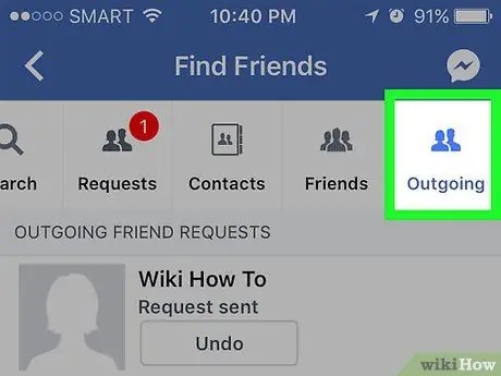 Отслеживание запросов на добавление в друзья, которые вы отправили на Facebook Шаг 4 Отслеживание запросов на добавление в друзья, которые вы отправили на Facebook Шаг 4