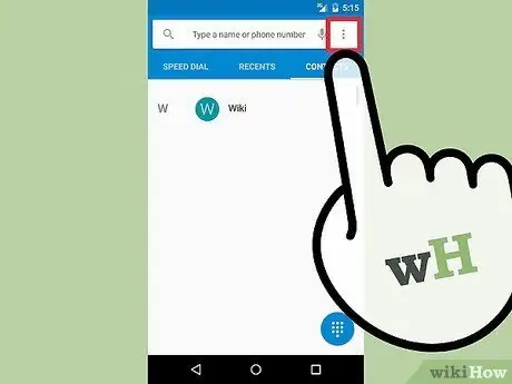 Установите быстрый набор на Android, шаг 2