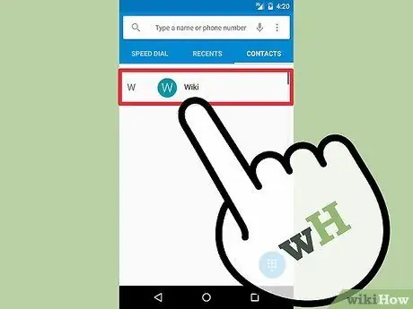 Установить быстрый набор на Android Шаг 5