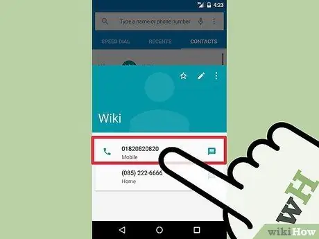 Установить быстрый набор на Android Шаг 6