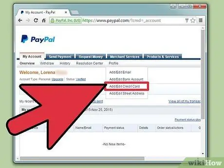 Настройка учетной записи PayPal Шаг 9