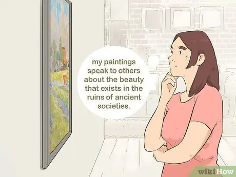 Напишите заявление художника Шаг 4