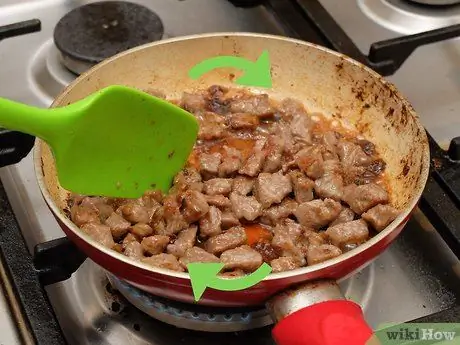 Приготовить нарезанную кубиками говядину Шаг 7 Приготовить нарезанную кубиками говядину Шаг 7